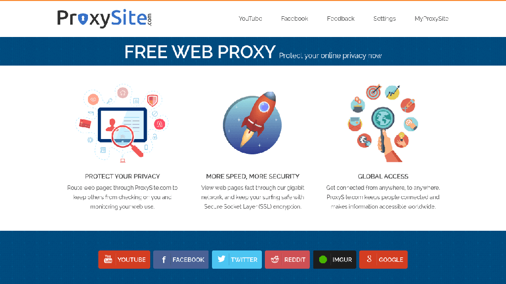 ProxySite - proxy web gratuit