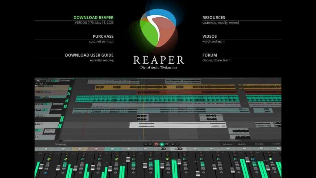 Logiciel pour enregistrer un podcast : Reaper