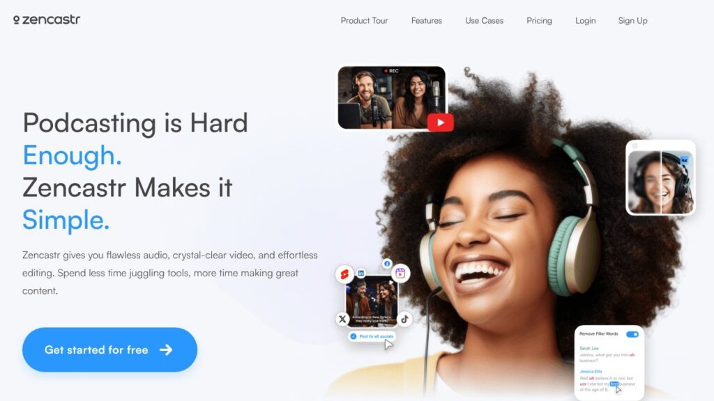 Logiciel pour enregistrer un podcast : Zencastr
