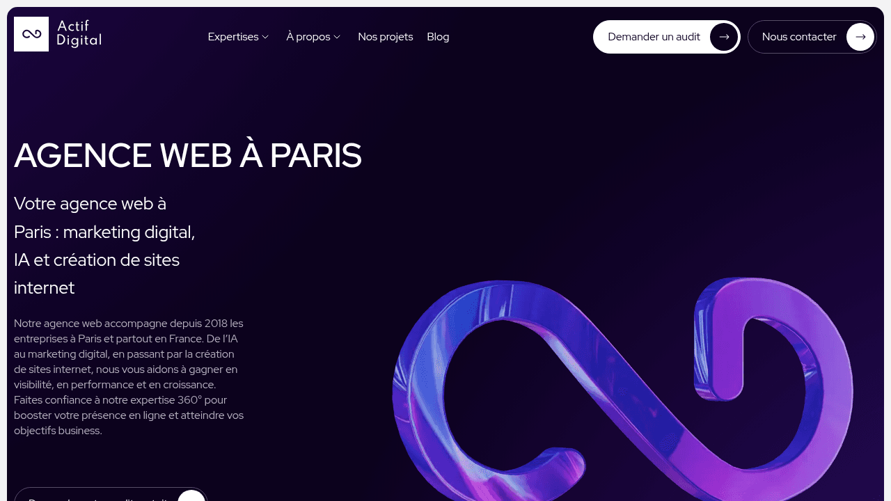 Actif Digital - Agence SEO Paris