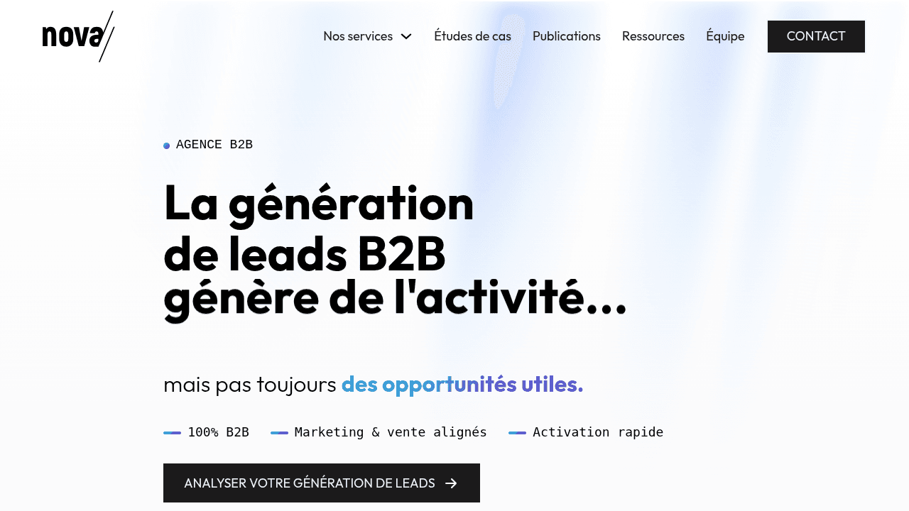 Agence Nova - Agence de prospection