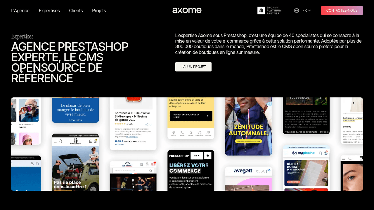 Axome - Agence PrestaShop