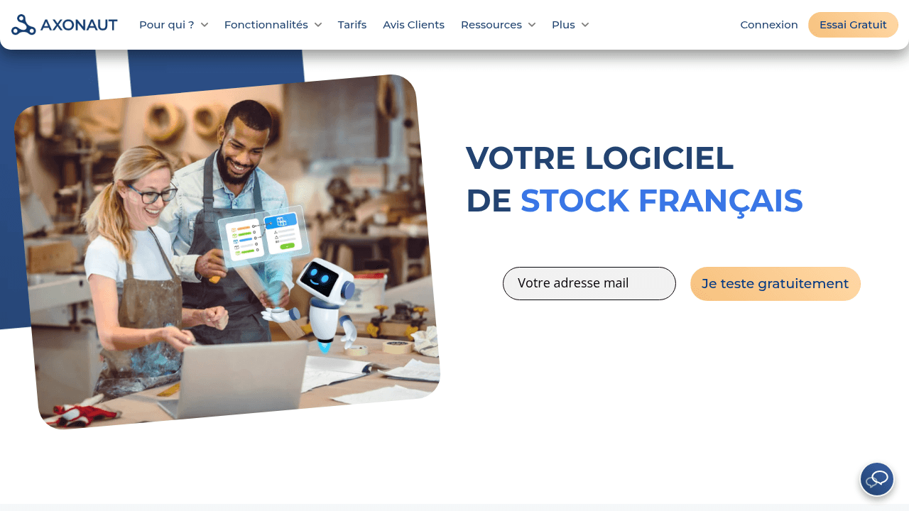 Capture d'écran d'Axonaut
