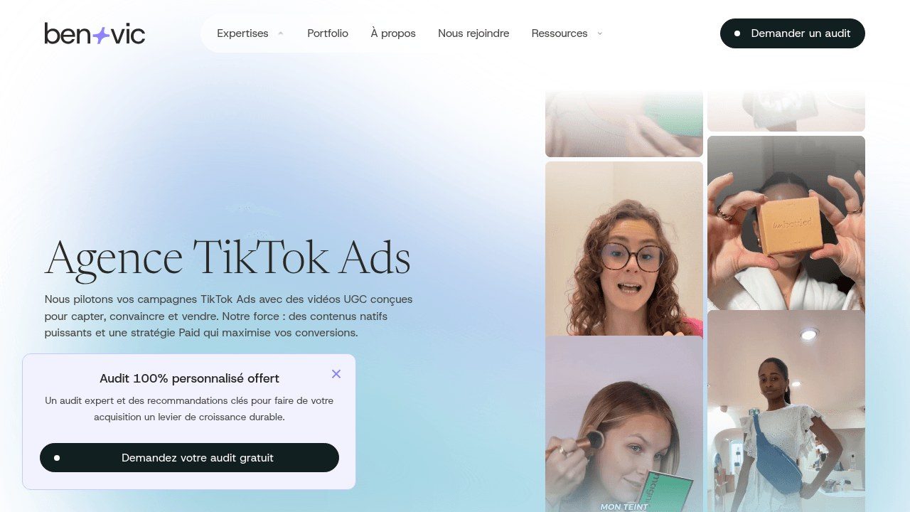 Ben&Vic - Agence TikTok