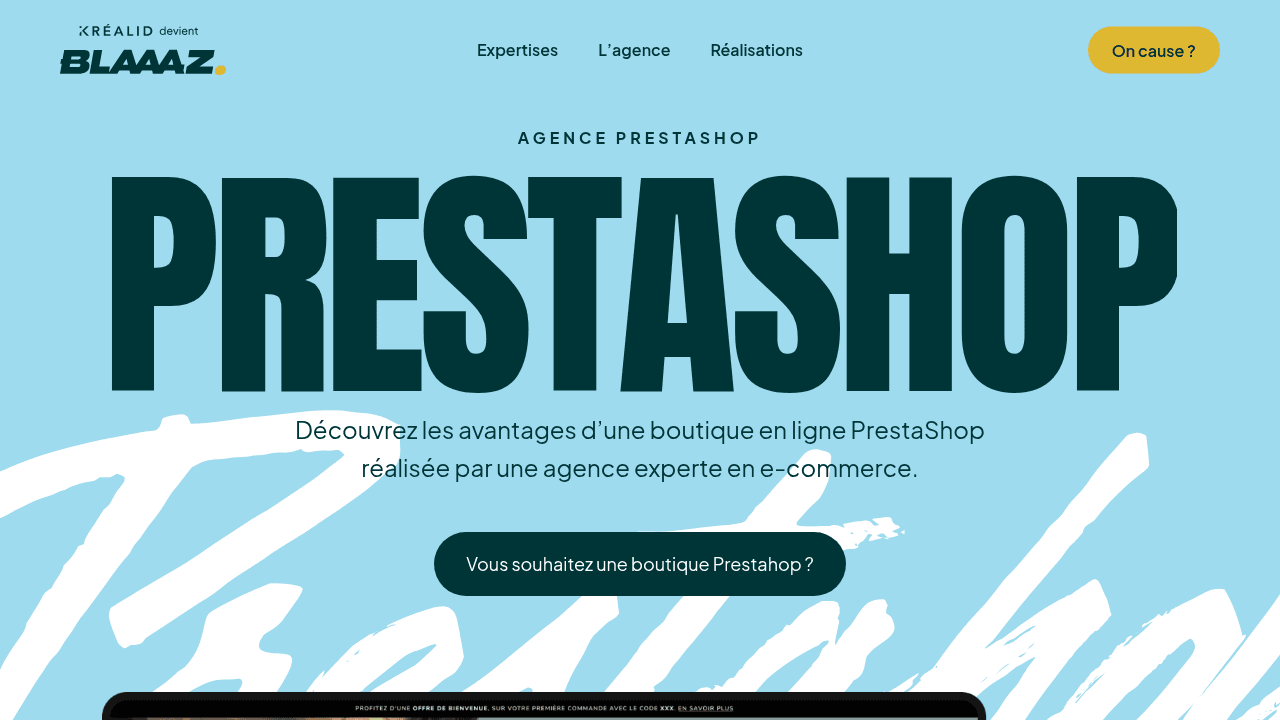 Blaaaz - Agence PrestaShop