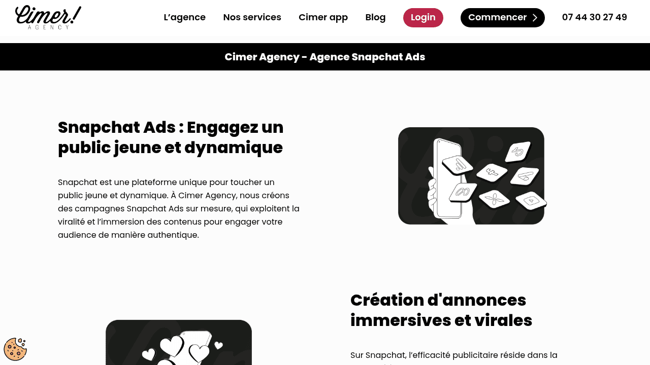 Cimer Agency - Agence Snapchat Ads