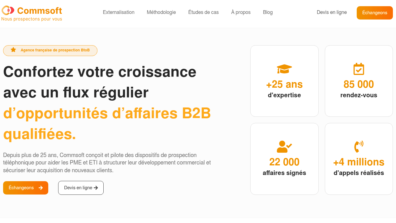 Commsoft - Agence de prospection omnicanale
