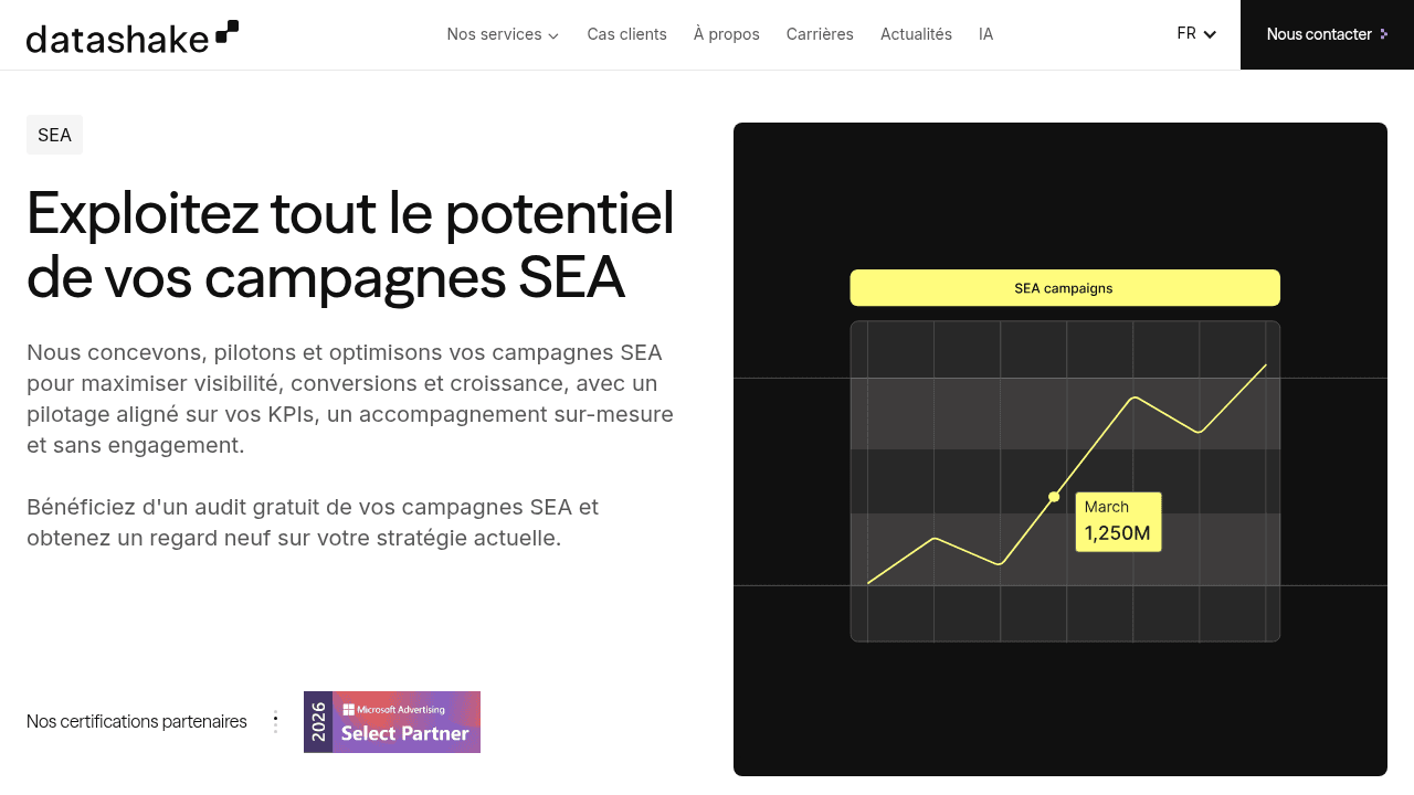 Datashake - Agence média