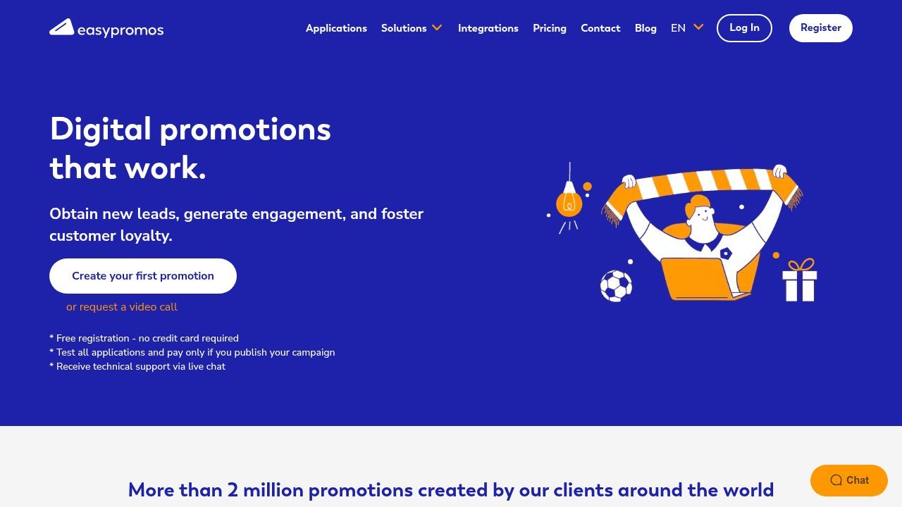 Capture d'écran de Easypromos