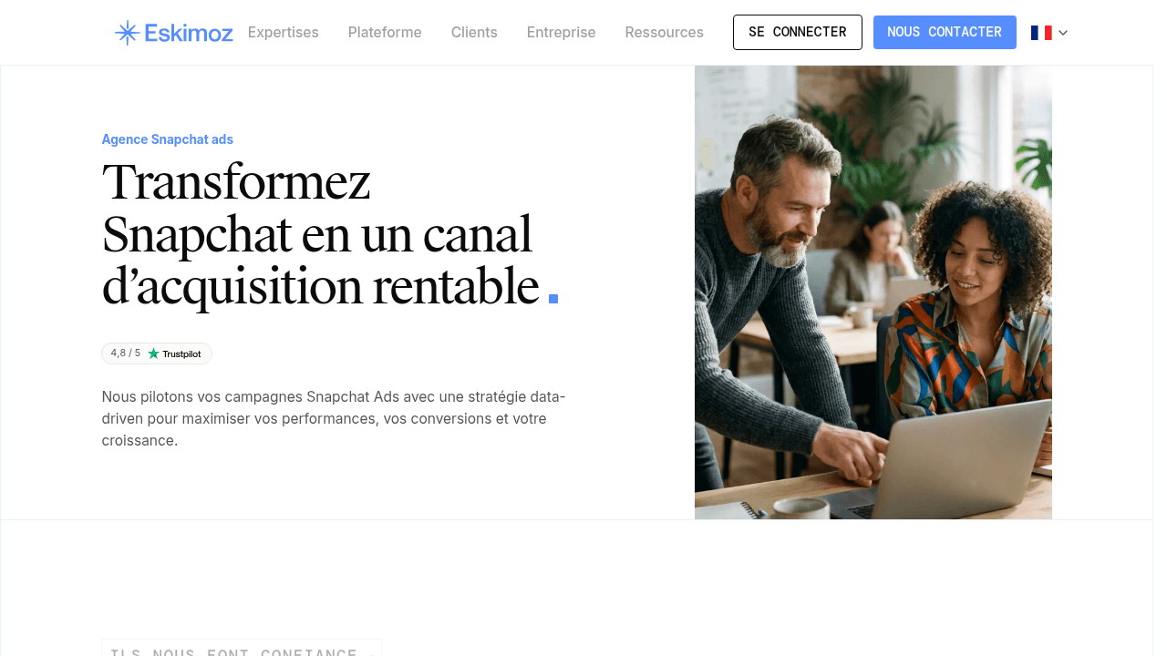 Eskimoz - Agence Snapchat Ads