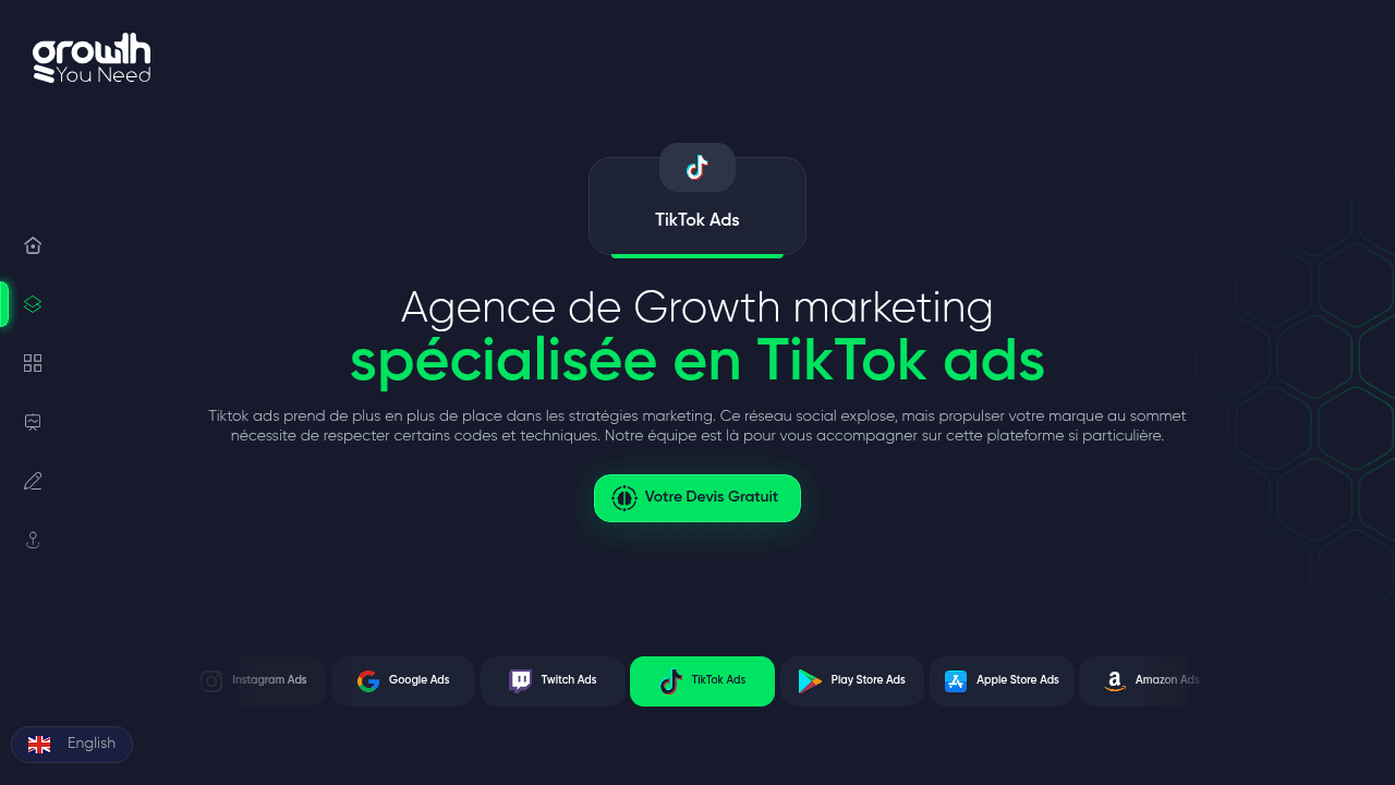 GrowthYouNeed - Agence TikTok
