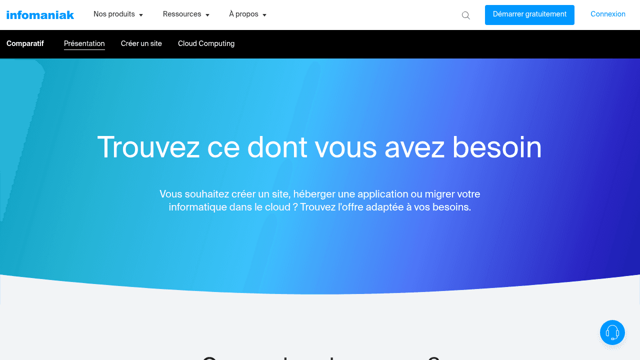 Infomaniak hébergement web pas cher