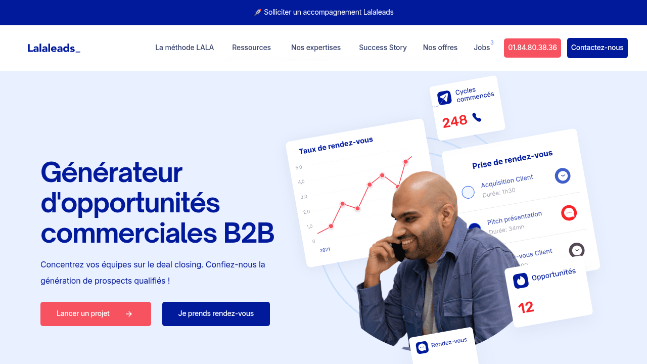 Lalaleads - Agence de prospection