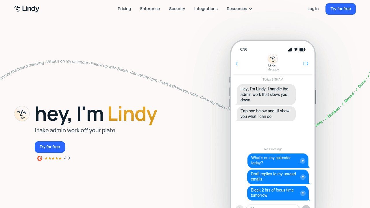 Capture d'écran de Lindy