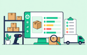 Logiciel de gestion des stocks, illustration