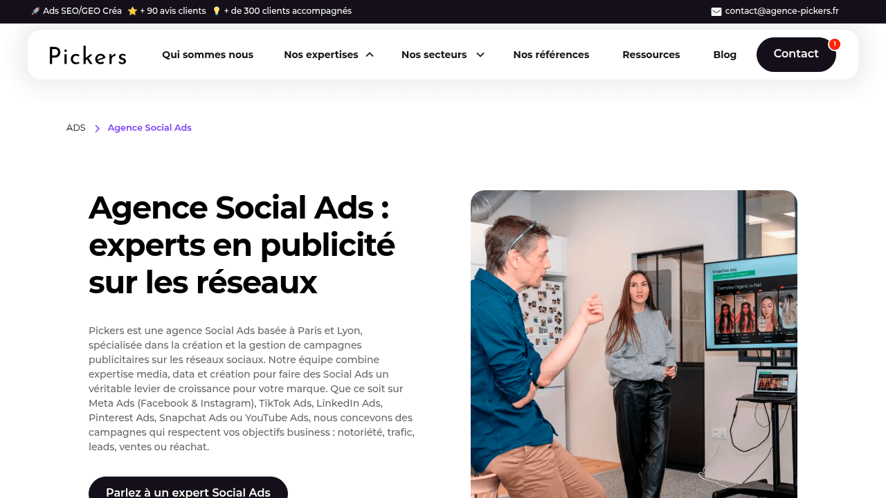 Pickers - Agence Social Ads