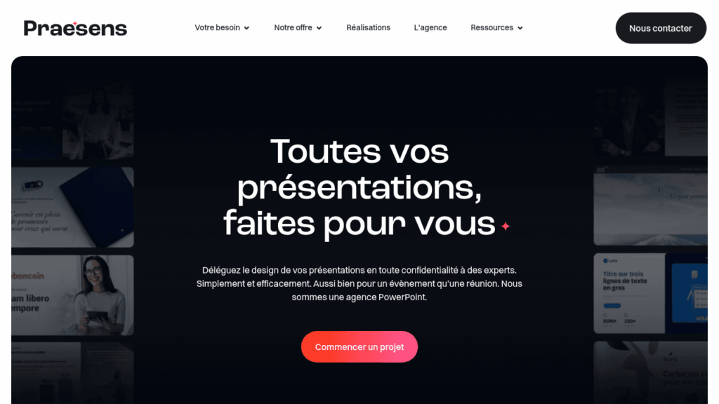 Praesens agence PowerPoint