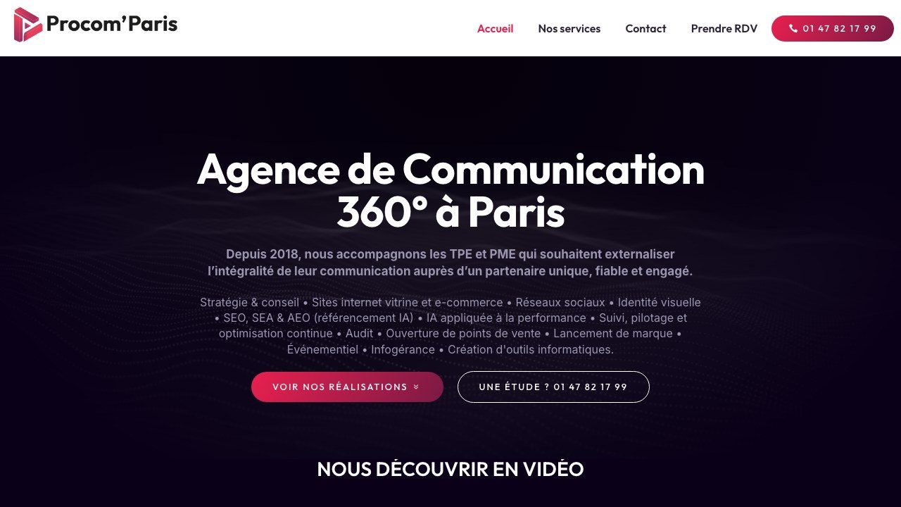 Procom’Paris - Agence de communication Paris