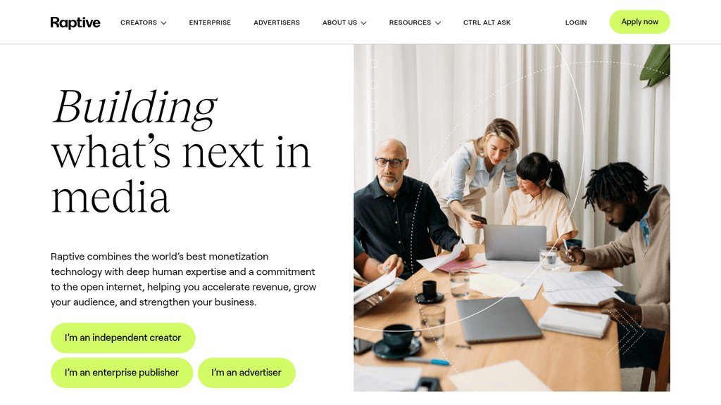 Raptive advertising agency