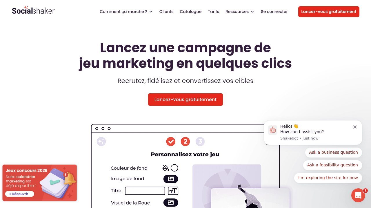 Capture d'écran de Socialshaker