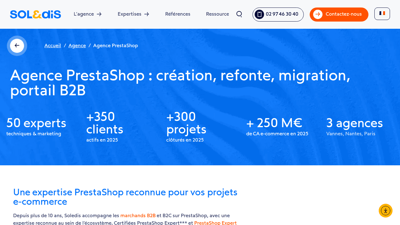 Soledis - Agence PrestaShop
