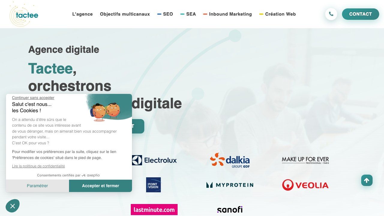 Tactee - Agence SEO Paris