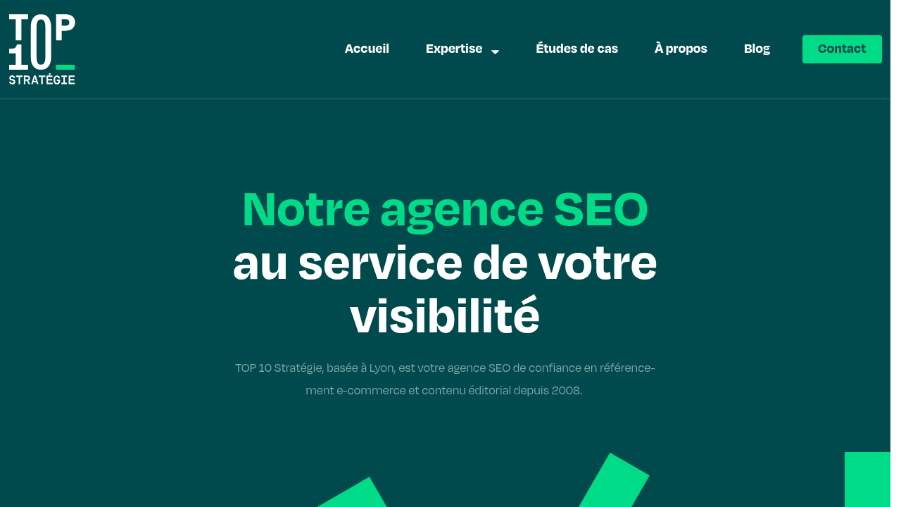TOP10 Stratégie - Agence SEO Lyon