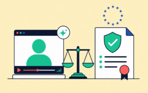 Illustration des obligations légales encadrant les avatars IA en entreprise