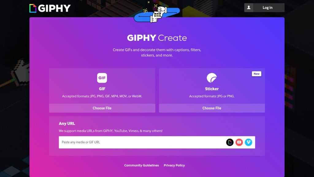 Capture d'écran de Giphy GIF Maker