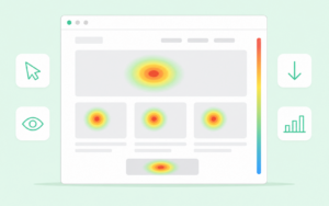 Outils de heatmap : carte de chaleur des clics sur une page web