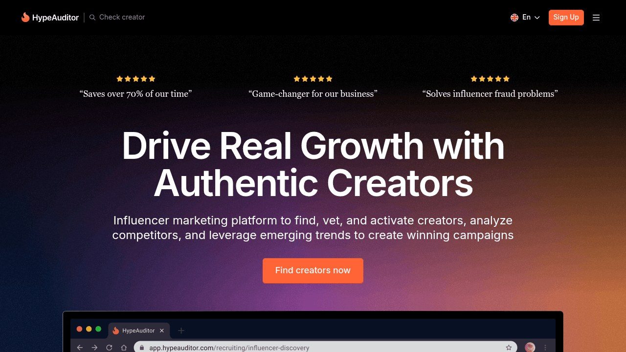 HypeAuditor, audit d'audience et estimation de tarifs d'influenceurs