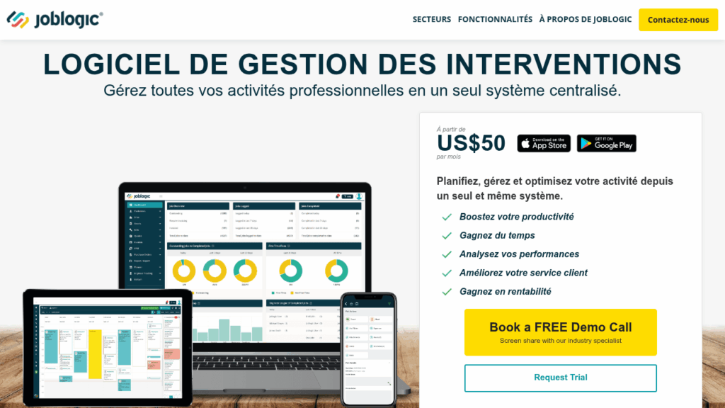 Capture d'écran de Joblogic