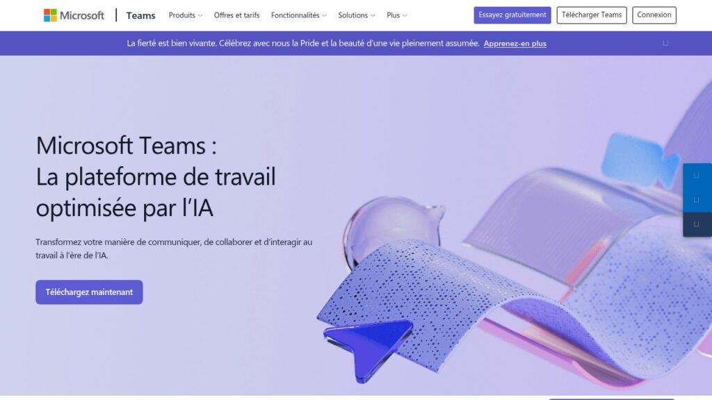 Capture d'écran de Microsoft Teams