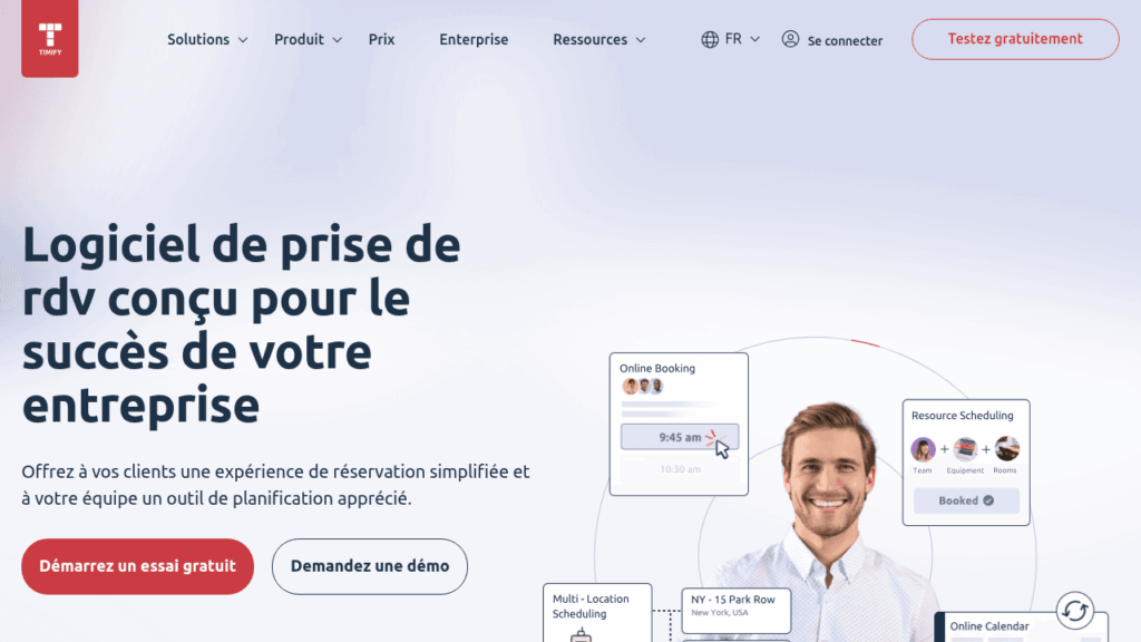 Capture d'écran de TIMIFY