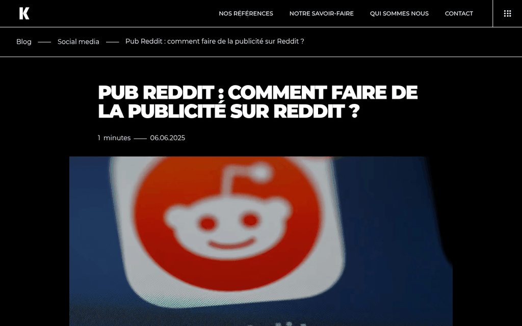 Klox - agence Reddit Ads