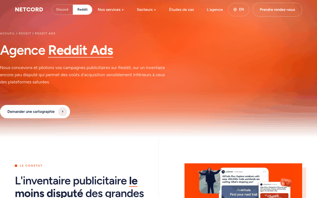 Netcord - agence Reddit Ads