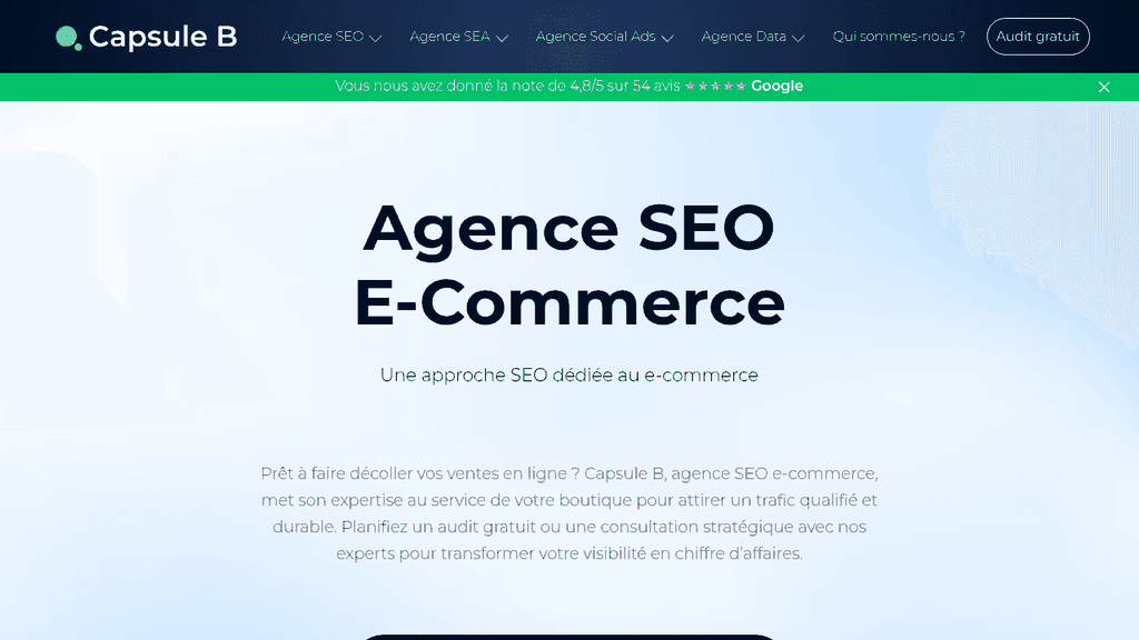 Capsule B - agence SEO e-commerce