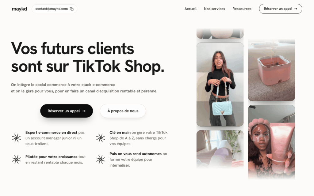 maykd - agence TikTok Shop