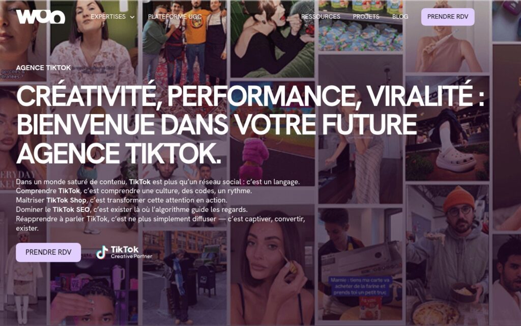 WOO - agence TikTok