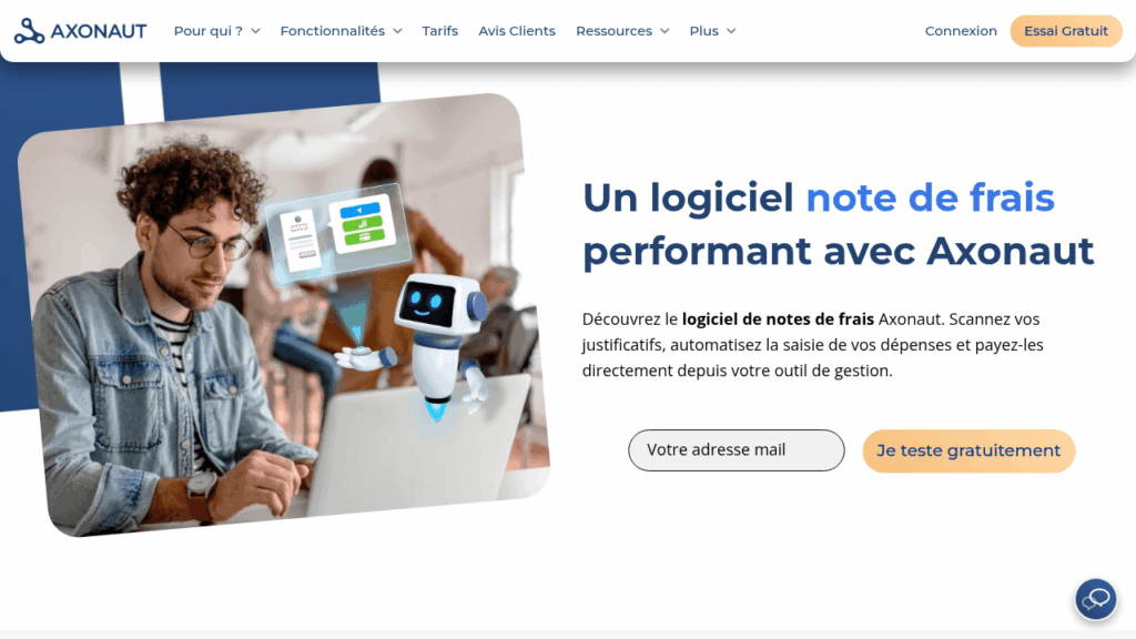 Capture d'écran de Axonaut