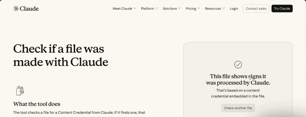 Check Files reconnaît un PNG généré par Claude