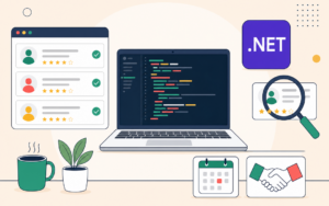 Illustration : recruter un développeur .NET freelance senior via une plateforme