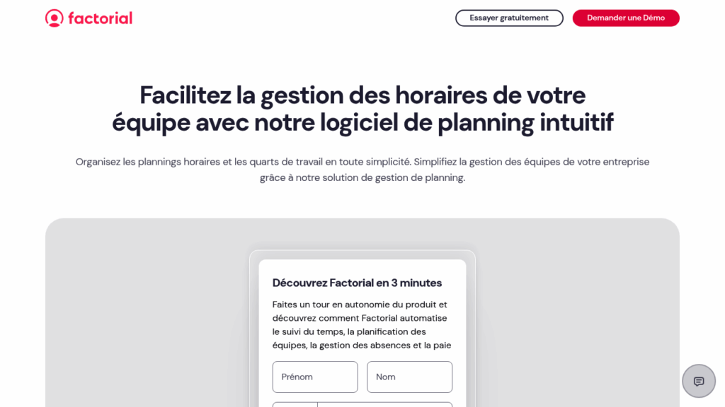 Capture d'écran de Factorial