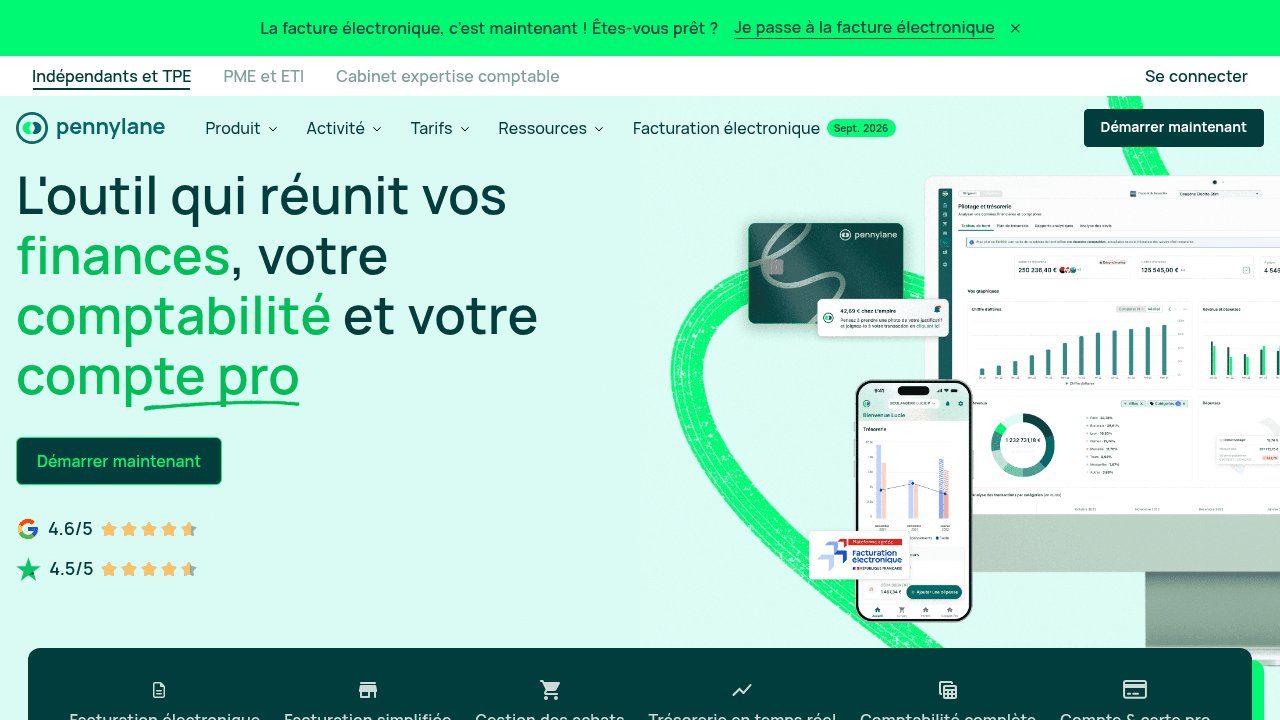 Capture d'écran de Pennylane
