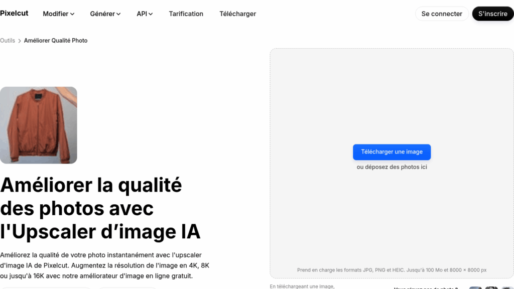 Capture d'écran de Pixelcut
