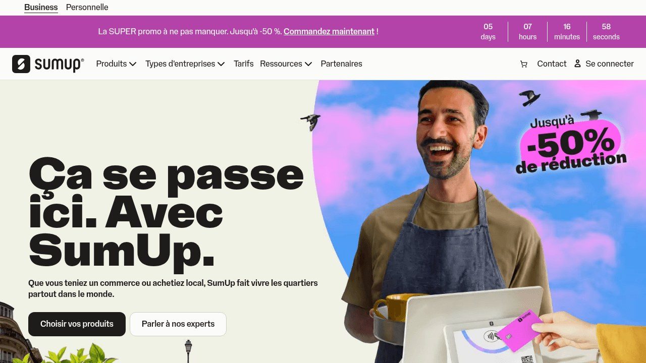 Capture d'écran de SumUp