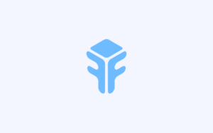 Logo de Freebe sur fond bleu clair