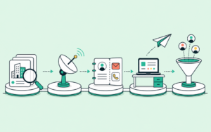 Les étapes de la prospection B2B : trouver, repérer, enrichir, écrire, suivre