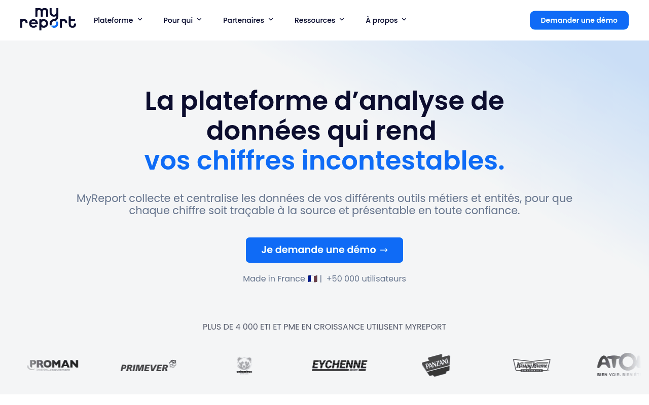Capture d'écran de MyReport