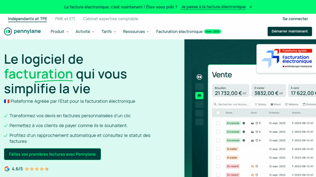 Capture d'écran de Pennylane